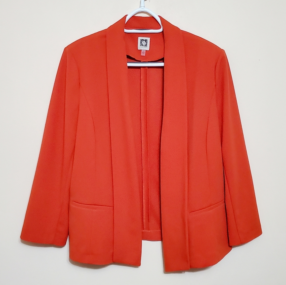 Anne Klein Blazer in Orange Colour